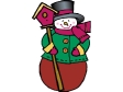 snowman2_chr_w_birdhouse_on_pole.gif