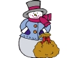 snowman2_w_bag_of_presents.gif